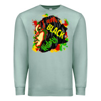Seafoam i am black history Premium Sweatshirt - CowGirlArtShop