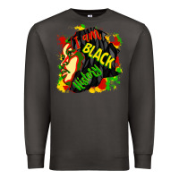 Smoke i am black history Premium Sweatshirt - CowGirlArtShop