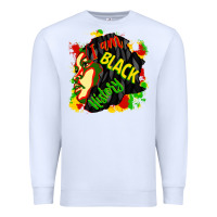 White i am black history Premium Sweatshirt - CowGirlArtShop