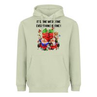 Matcha its fine were fine everything is fine Heavyweight Hoodie - CowGirlArtShop