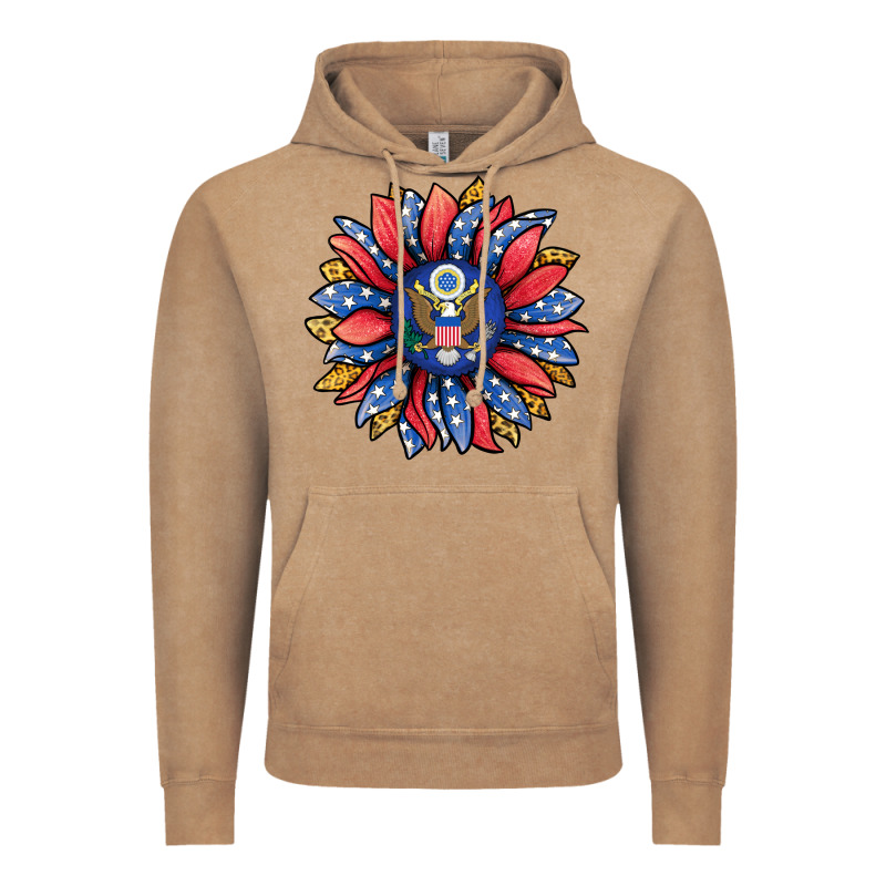 American Sunflower Vintage Hoodie by Jasminsmagicworld | Teevron