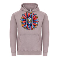 Vintage Zinc american sunflower Vintage Hoodie - Jasminsmagicworld
