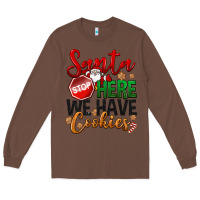Chestnut Santa here we have cookies Long Sleeve Tee - NancyCooperArtShop