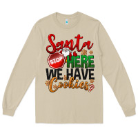 Mushroom Santa here we have cookies Long Sleeve Tee - NancyCooperArtShop