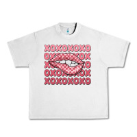 Lunar Rock xoxo checker lips Urban Heavy Tee - MaliasSmallBusiness