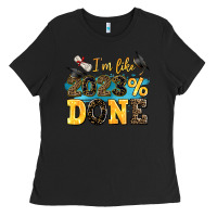 Black i m like 2023 done Ladies Tee - AdoDesignShop