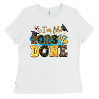 White i m like 2023 done Ladies Tee - AdoDesignShop