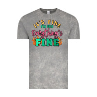 Cloud Rock its fine im dine everythings fine Vintage Tee - MaliasSmallBusiness