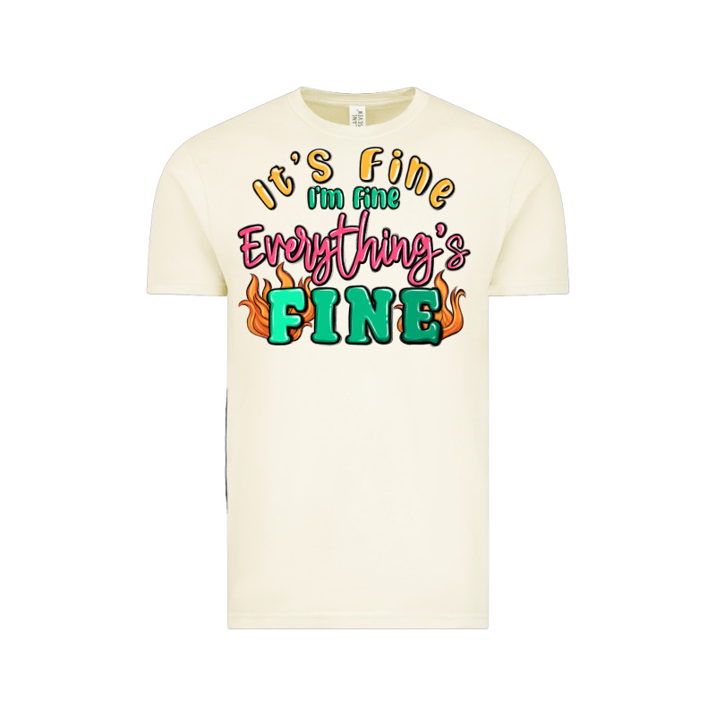 Its Fine Im Dine Everythings Fine Vintage Tee by MaliasSmallBusiness | Teevron