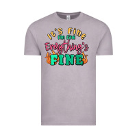 Vintage Zinc its fine im dine everythings fine Vintage Tee - MaliasSmallBusiness