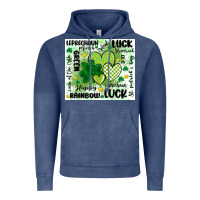 Vintage Denim st patricks day Vintage Hoodie - MaliasSmallBusiness