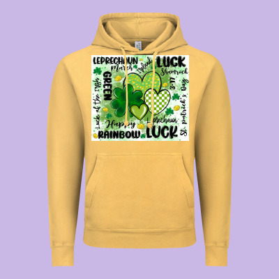 St Patricks Day Vintage Hoodie Designed By Maliassmallbusiness