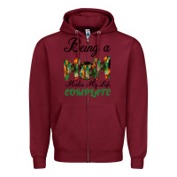 Burgundy Being A Mom Makes My Life Complete For dark Zipper Hoodie - Bettercallsaul