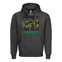 Charcoal Heather Being A Mom Makes My Life Complete For dark Zipper Hoodie - Bettercallsaul