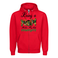 Red Being A Mom Makes My Life Complete For dark Zipper Hoodie - Bettercallsaul