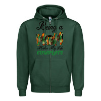 Sports Green Being A Mom Makes My Life Complete For dark Zipper Hoodie - Bettercallsaul