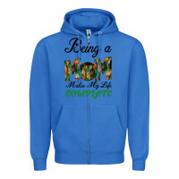 True Royal Being A Mom Makes My Life Complete For dark Zipper Hoodie - Bettercallsaul