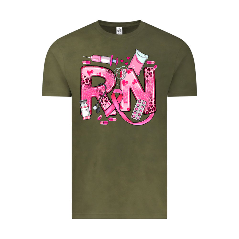 Breast Cancer Rn Registered Nurse Vintage Tee by JahusDesignShop | Teevron