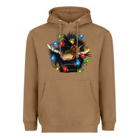 Toasted Coconut christmas black angus gnome Heavyweight Hoodie - CowGirlArtShop