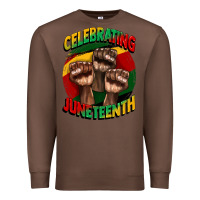 Chestnut im celebrating juneteenth  (1) Premium Sweatshirt - CowGirlArtShop