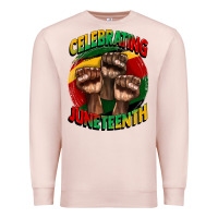 Pale Pink im celebrating juneteenth  (1) Premium Sweatshirt - CowGirlArtShop