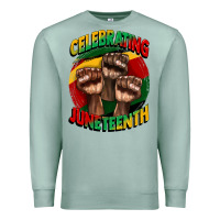Seafoam im celebrating juneteenth  (1) Premium Sweatshirt - CowGirlArtShop