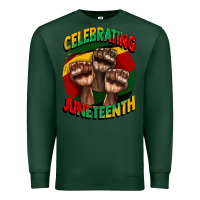 Sports Green im celebrating juneteenth  (1) Premium Sweatshirt - CowGirlArtShop