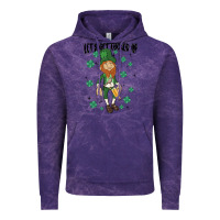 Cloud Purple let's get lucked up Vintage Hoodie - MaliasSmallBusiness
