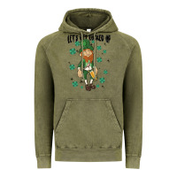 Vintage Olive let's get lucked up Vintage Hoodie - MaliasSmallBusiness