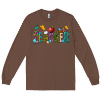 Chestnut Easter Teacher Long Sleeve Tee - NancyCooperArtShop