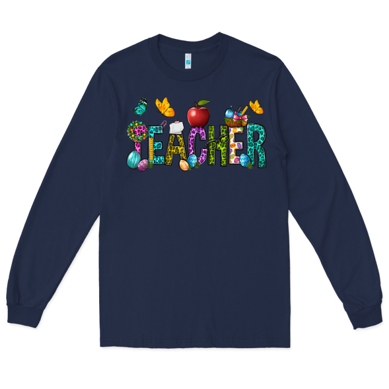 Easter Teacher Long Sleeve Tee by NancyCooperArtShop | Teevron