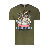 Vintage Olive do i look like i give a duck Vintage Tee - MaliasSmallBusiness