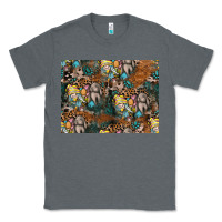 Charcoal Heather easter pattern Classic Tee - CowhideDigitalArt