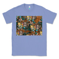 Colony Blue easter pattern Classic Tee - CowhideDigitalArt