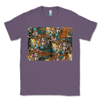 Lavender easter pattern Classic Tee - CowhideDigitalArt