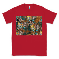 Red easter pattern Classic Tee - CowhideDigitalArt