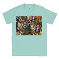 Seafoam easter pattern Classic Tee - CowhideDigitalArt