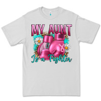 Dove Grey Breast Cancer My Aunt İs A Fighter Premium Tee - Artiststas