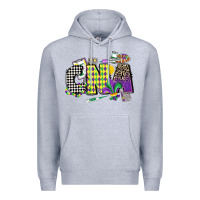 Heather Grey cna mardi gras certified nursing assistant Premium Hoodie - CowGirlArtShop