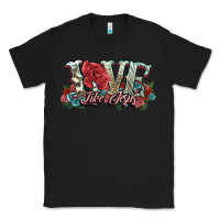 Black love like jesus roses Classic Tee - NancyCooperArtShop