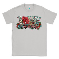 Moon Dust love like jesus roses Classic Tee - NancyCooperArtShop