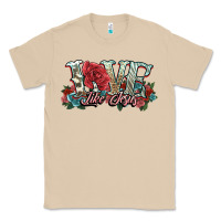Mushroom love like jesus roses Classic Tee - NancyCooperArtShop