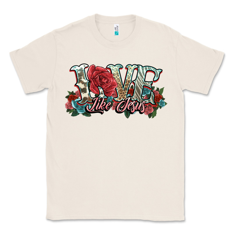 Love Like Jesus Roses Classic Tee by NancyCooperArtShop | Teevron