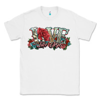 White love like jesus roses Classic Tee - NancyCooperArtShop