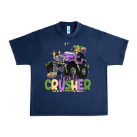 Navy beads crusher Urban Heavy Tee - MaliasSmallBusiness