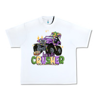 White beads crusher Urban Heavy Tee - MaliasSmallBusiness