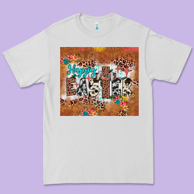 Happy Easter Cross Premium Tee Designed By Jahusdesignshop