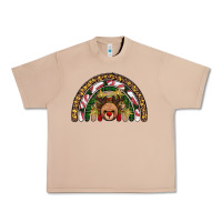 Burro reindeer rainbow christmas Urban Heavy Tee - AdoDesignShop
