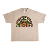 French Oak reindeer rainbow christmas Urban Heavy Tee - AdoDesignShop