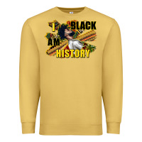 Antique Gold i am black history Premium Sweatshirt - CowGirlArtShop